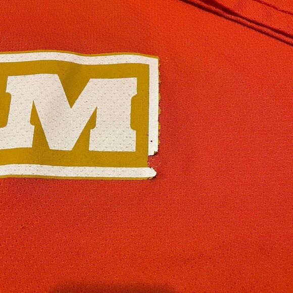 Vintage Dallas Stars Senior CCM Orange Belfour Men's Made In Canada - Picture 5 of 8